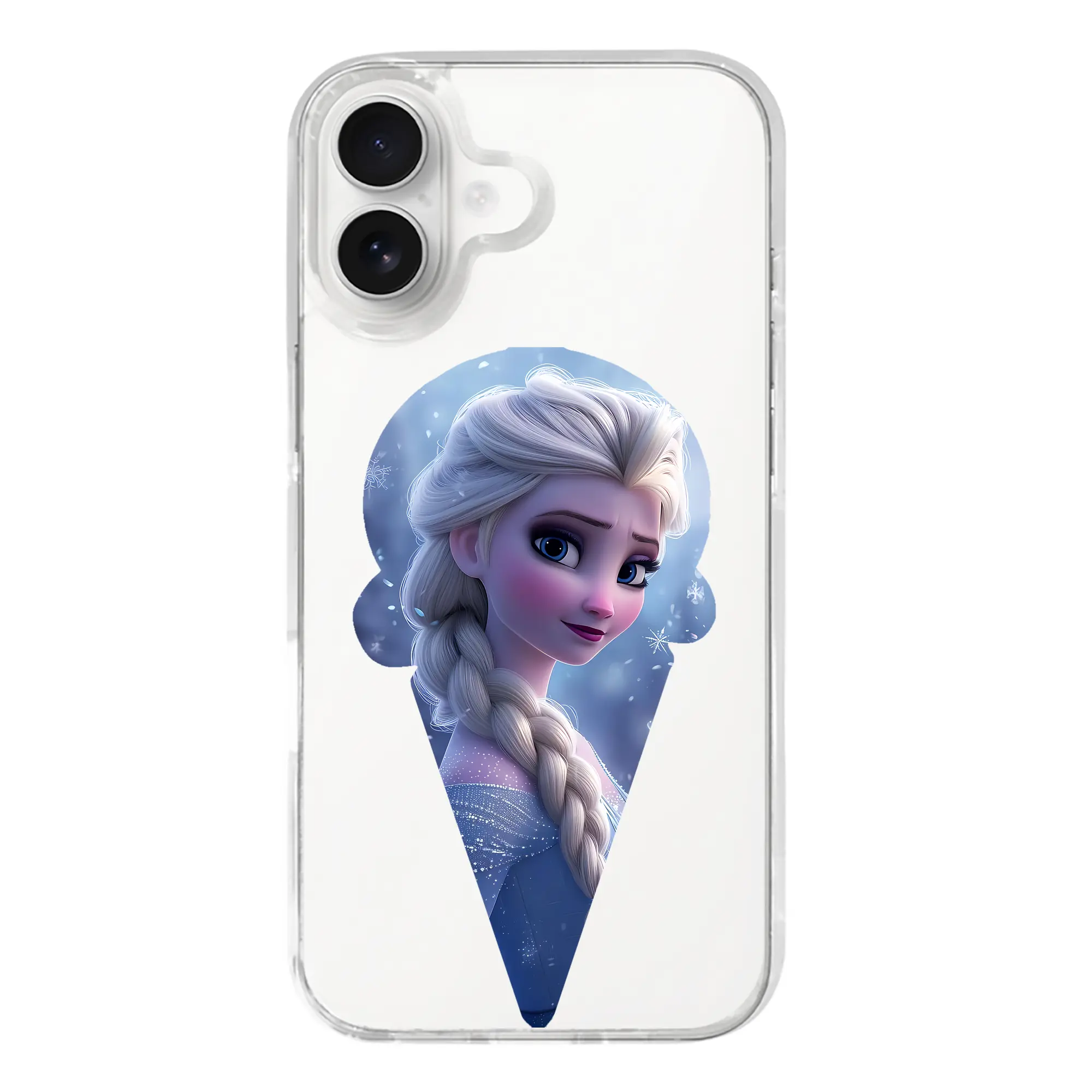 アナと雪の女王(Frozen) グッズ エルサ(Elsa) - iPhone 17シリーズ 透明スマホケース – 薄型・耐衝撃・精密フィット保護カバー